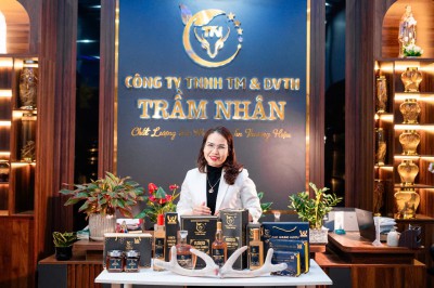 CÔNG TY TNHH DV&TMTH TRẦM NHÂN: Nữ giám đốc trẻ năng động, tâm huyết với đặc sản truyền thống của quê hương